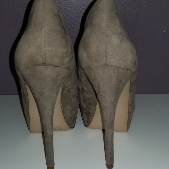 ZARA RARE Suede Platform Heels - Picture 3 of 4